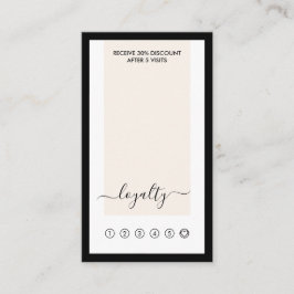 Modern Elegant Calligraphy Loyalty-Lodrät Visitkort