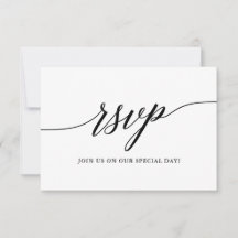 Modern Elegant Calligraphy-skript Bröllop