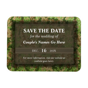 Modern Elegant Camouflage Glitter Spara datum Magnet