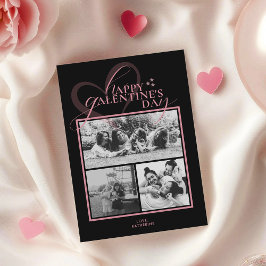 Modern Elegant Chic Foto Galentines Dag Kort