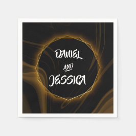 Modern Elegant Chic guld Light Pappersservett