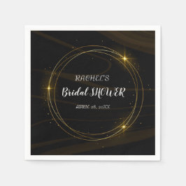 Modern Elegant Chic guld Light Pappersservett