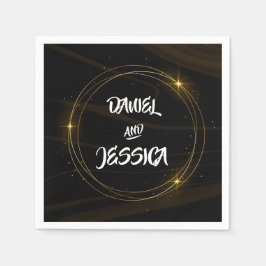 Modern Elegant Chic guld Light Pappersservett