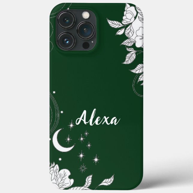 Modern elegant cute girly simple florals (Baksida)