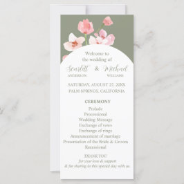 Modern Elegant Earthy Blommigt Arch