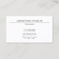 Modern Elegant - enkel design Professionell - enke