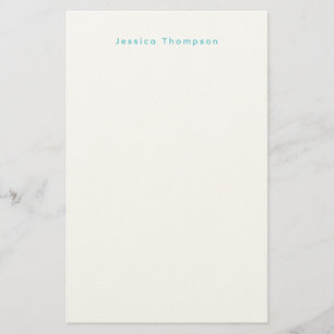 Modern Elegant Enkel Enkel Yrkesmässig Namn Brevpapper