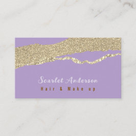 Modern elegant, enkel glitter visitkort