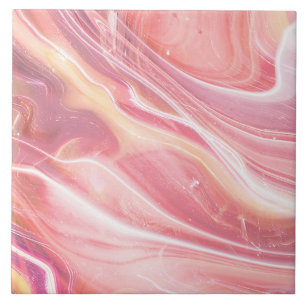 Modern Elegant Enkel klassig marbel Rosa Kakelplatta