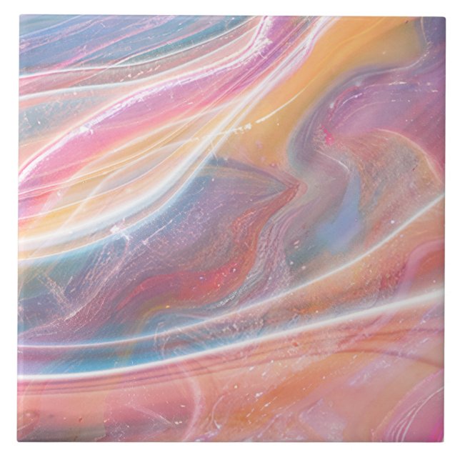 Modern Elegant Enkel klassig marbel  Rosa Kakelplatta (Framsidan)