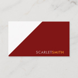 Modern elegant enkel minimalist visitkort