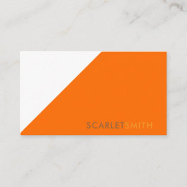 Modern elegant enkel minimalist visitkort