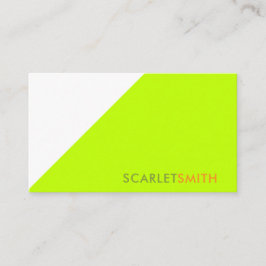 Modern elegant enkel minimalist visitkort