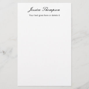 Modern Elegant Enkel Professionell Brevpapper
