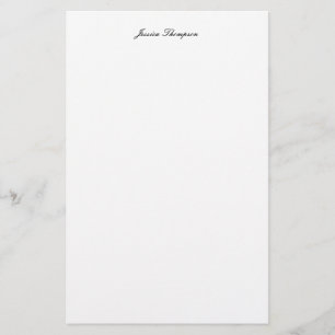 Modern Elegant Enkel Professionell Brevpapper
