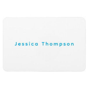 Modern Elegant Enkel Professionell Namn Magnet