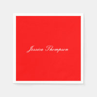 Modern Elegant - enkel Professionell röd