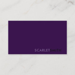 Modern elegant enkelt minimalistiskt affärskort visitkort