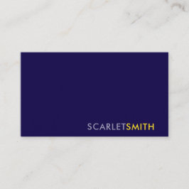 Modern elegant enkelt minimalistiskt affärskort visitkort