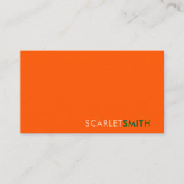 Modern elegant enkelt minimalistiskt affärskort visitkort