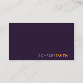 Modern elegant enkelt minimalistiskt affärskort visitkort