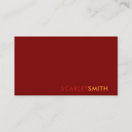 Modern elegant enkelt minimalistiskt affärskort visitkort