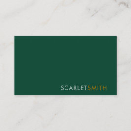 Modern elegant enkelt minimalistiskt affärskort visitkort