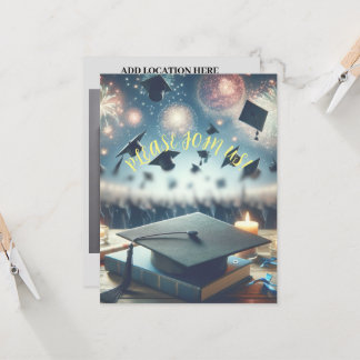 Modern Elegant Examenfest Inbjudningar