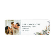 Modern Elegant-familjfoto och Gräs Träd-jul