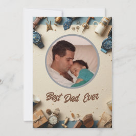 Modern Elegant Far Dag-kort - Meddelande till Papp