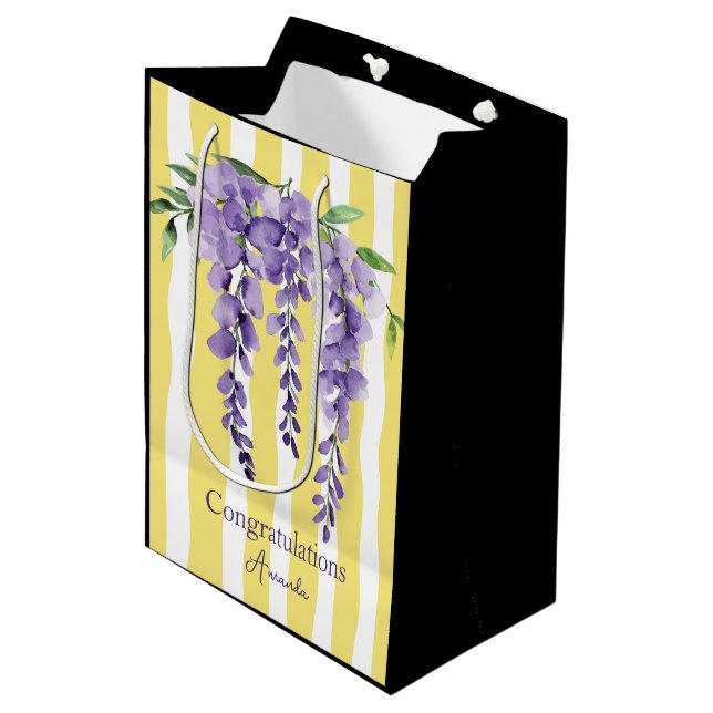 Modern elegant färglös blommigt rand (Framsidan Vinklad)