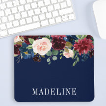Modern Elegant Fashionable Watercolor Blommigt
