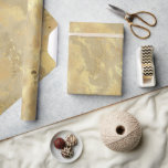 Modern Elegant Faux Guld Watercolor Marble Mönster Presentpapper<br><div class="desc">Denna enkla och moderna utformning består av sans serif och serif-typografi.</div>