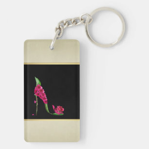 Modern Elegant Feminint, Svart, Krämfärgad, Blomma