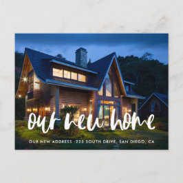 Modern elegant flytta av foto vykort