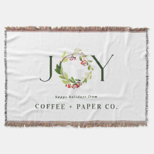 Modern elegant för botanisk chic med vattenfärg filt