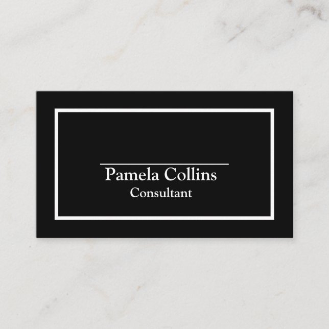 Modern Elegant för enkel Professionell Visitkort (Framsida)