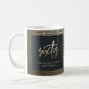 Modern elegant för enkel snyggt på 60 år kaffemugg