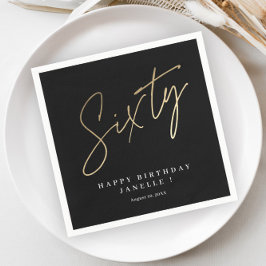 Modern elegant för enkel snyggt på 60 år pappersservett