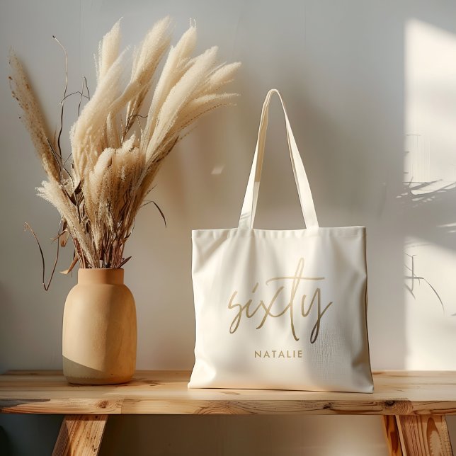 Modern elegant för enkel snyggt på 60 år tygkasse (Skapare uppladdad)