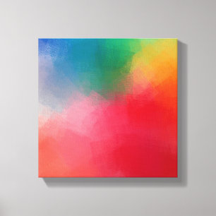 Modern Elegant för färggrafik i Abstrakt Art- Canvastryck
