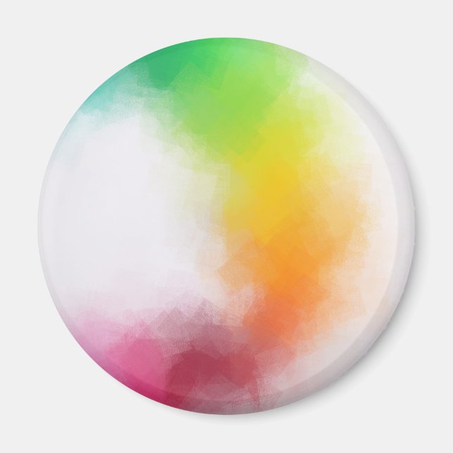 Modern Elegant för färggrafik i Abstrakt Art- Magnet (Framsidan)