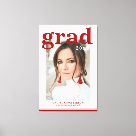 Modern Elegant för fotoStudentfest Canvastryck