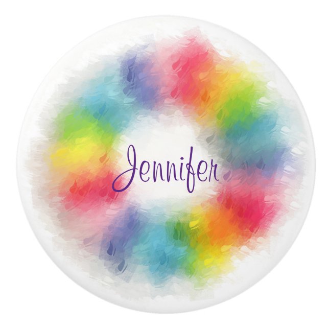 Modern Elegant för handskriven färgmodell Knopp (Framsidan)