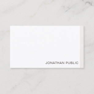 Modern Elegant för minimalistisk Professionell Visitkort