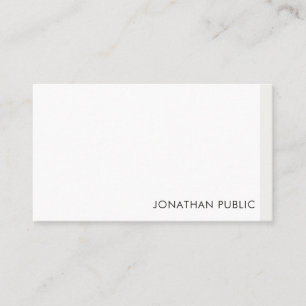 Modern Elegant för minimalistisk Professionell Visitkort