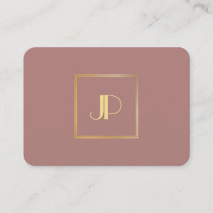 Modern Elegant för Professionell Monogram i Moder Visitkort