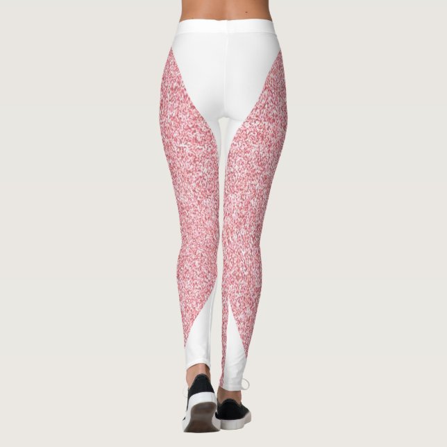 Modern Elegant för Trendig Guld Leggings (Baksida)