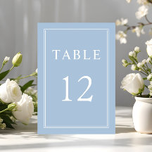 Modern Elegant Formell Powder Blue Bröllop