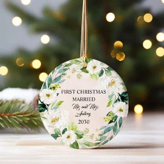 Modern Elegant - första jultomten Julgransprydnad Keramik